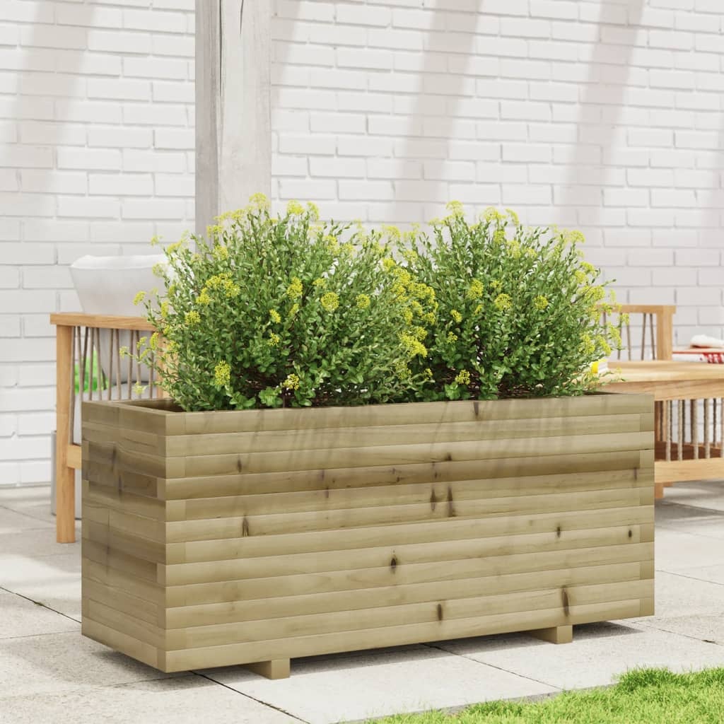 VidaXL Plantenbak 110x40x49,5 cm geïmpregneerd grenenhout