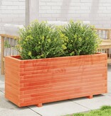VidaXL Plantenbak 110x40x49,5 cm massief grenenhout wasbruin