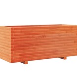 VidaXL Plantenbak 110x40x49,5 cm massief grenenhout wasbruin