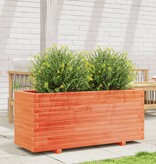VidaXL Plantenbak 110x40x49,5 cm massief grenenhout wasbruin