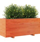 VidaXL Plantenbak 110x40x49,5 cm massief grenenhout wasbruin