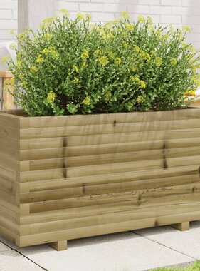VidaXL Plantenbak 90x40x49,5 cm geïmpregneerd grenenhout