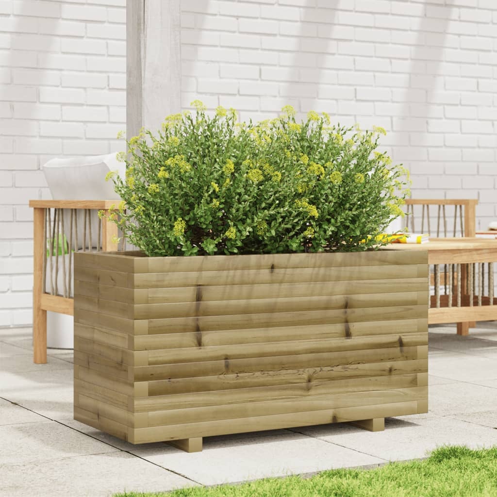 VidaXL Plantenbak 90x40x49,5 cm geïmpregneerd grenenhout