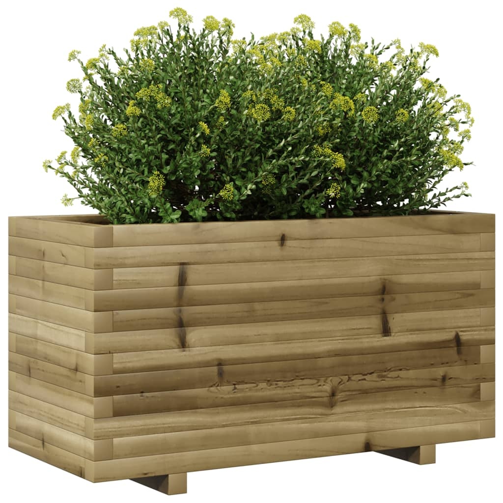 VidaXL Plantenbak 90x40x49,5 cm geïmpregneerd grenenhout