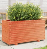 VidaXL Plantenbak 90x40x49,5 cm massief grenenhout wasbruin