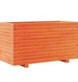 VidaXL Plantenbak 90x40x49,5 cm massief grenenhout wasbruin