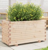 VidaXL Plantenbak 90x40x49,5 cm massief grenenhout