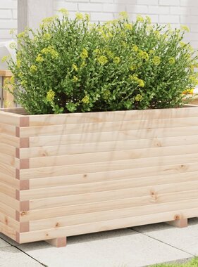 VidaXL Plantenbak 90x40x49,5 cm massief grenenhout