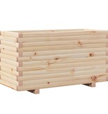 VidaXL Plantenbak 90x40x49,5 cm massief grenenhout