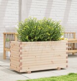VidaXL Plantenbak 90x40x49,5 cm massief grenenhout