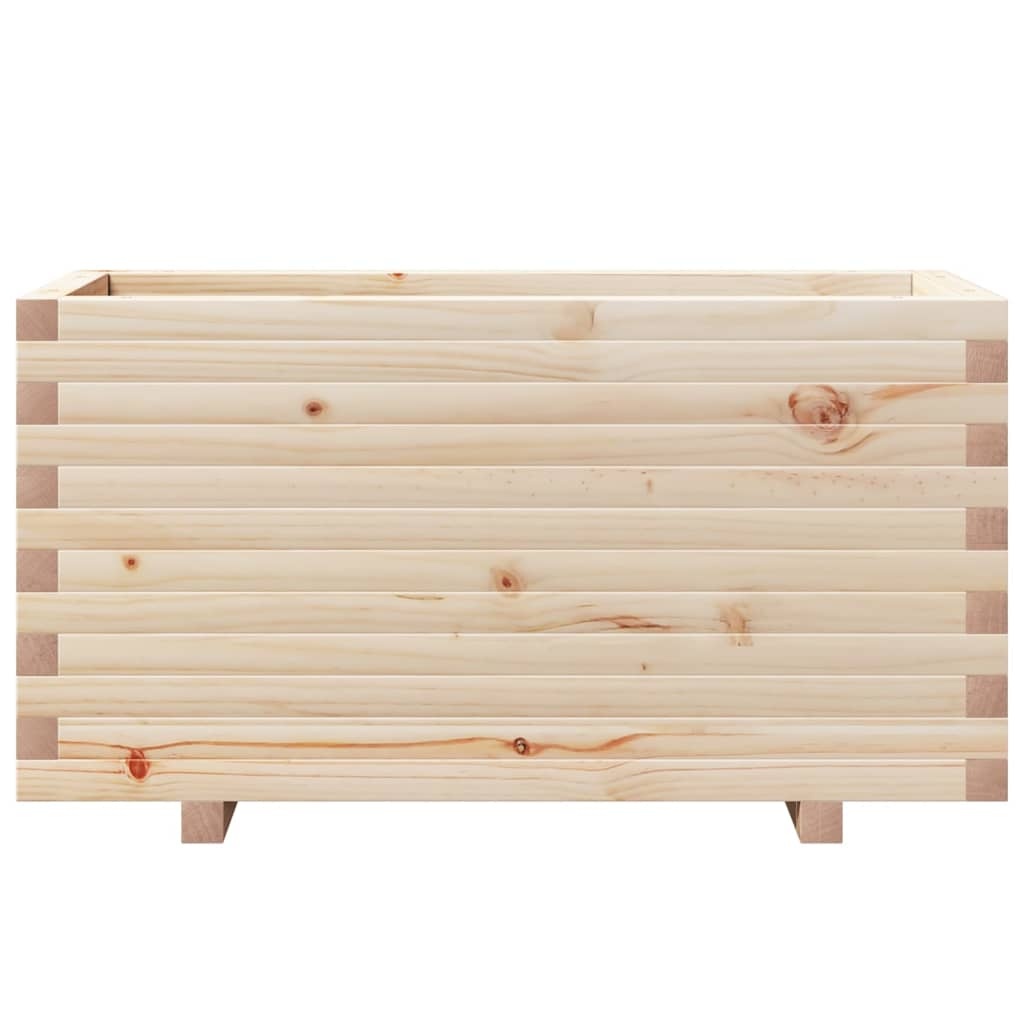 VidaXL Plantenbak 90x40x49,5 cm massief grenenhout