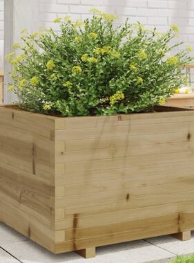 VidaXL Plantenbak 70x70x49,5 cm geïmpregneerd grenenhout