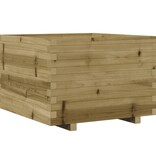 VidaXL Plantenbak 70x70x49,5 cm geïmpregneerd grenenhout