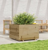 VidaXL Plantenbak 70x70x49,5 cm geïmpregneerd grenenhout