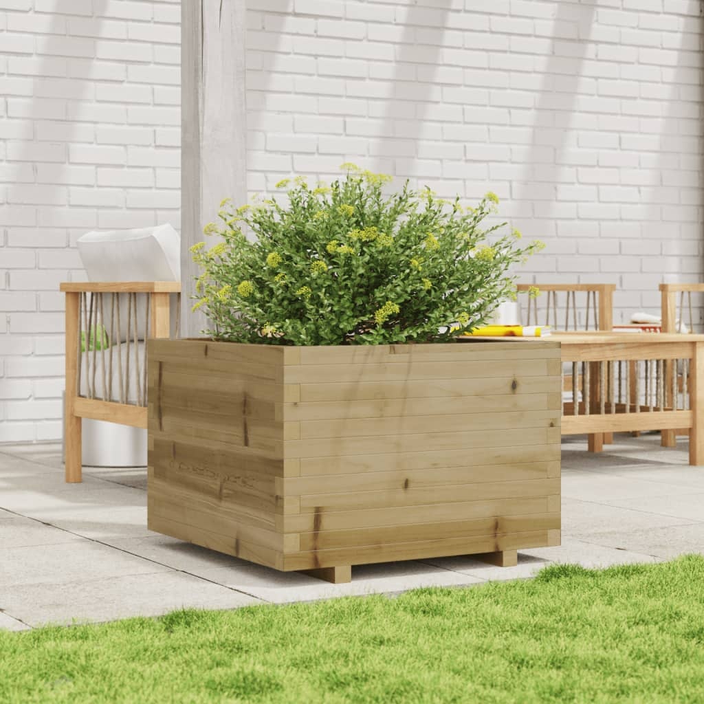 VidaXL Plantenbak 70x70x49,5 cm geïmpregneerd grenenhout