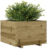 VidaXL Plantenbak 70x70x49,5 cm geïmpregneerd grenenhout