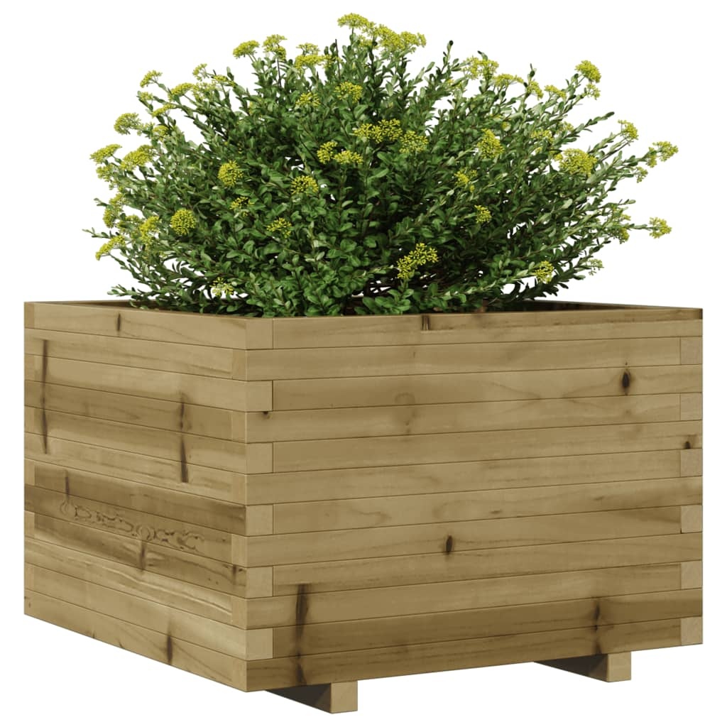VidaXL Plantenbak 70x70x49,5 cm geïmpregneerd grenenhout