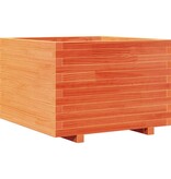 VidaXL Plantenbak 70x70x49,5 cm massief grenenhout wasbruin