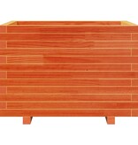 VidaXL Plantenbak 70x70x49,5 cm massief grenenhout wasbruin