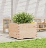 VidaXL Plantenbak 70x70x49,5 cm massief grenenhout