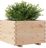 VidaXL Plantenbak 70x70x49,5 cm massief grenenhout