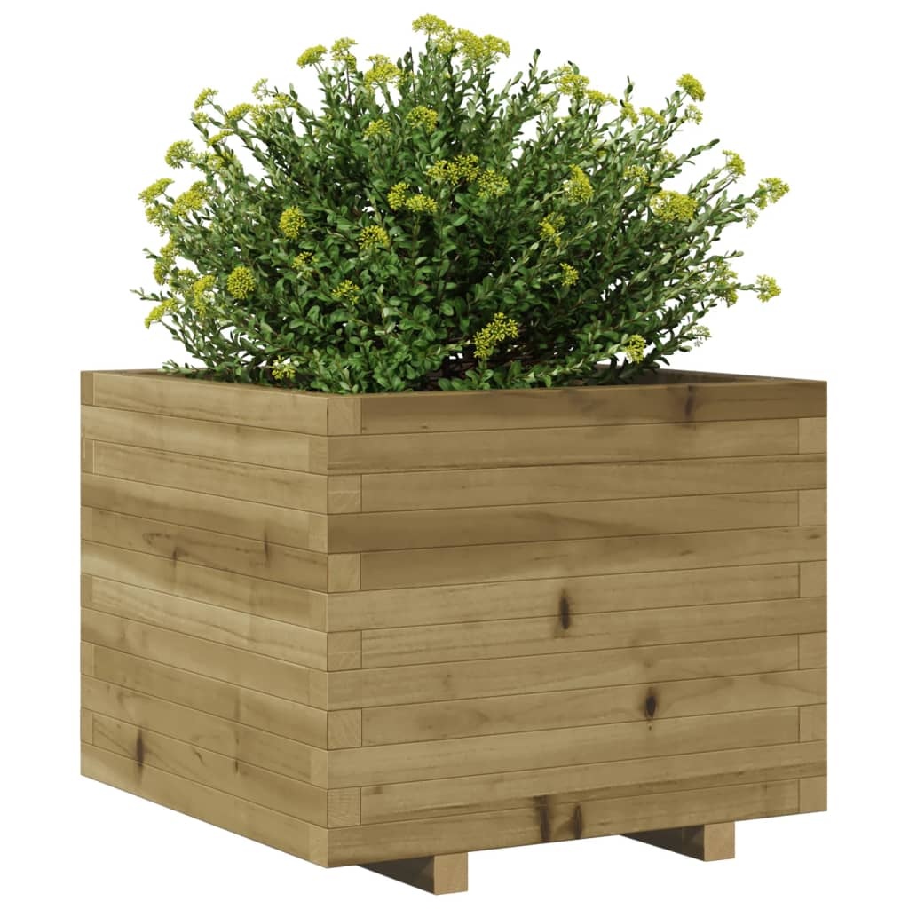 VidaXL Plantenbak 60x60x49,5 cm geïmpregneerd grenenhout