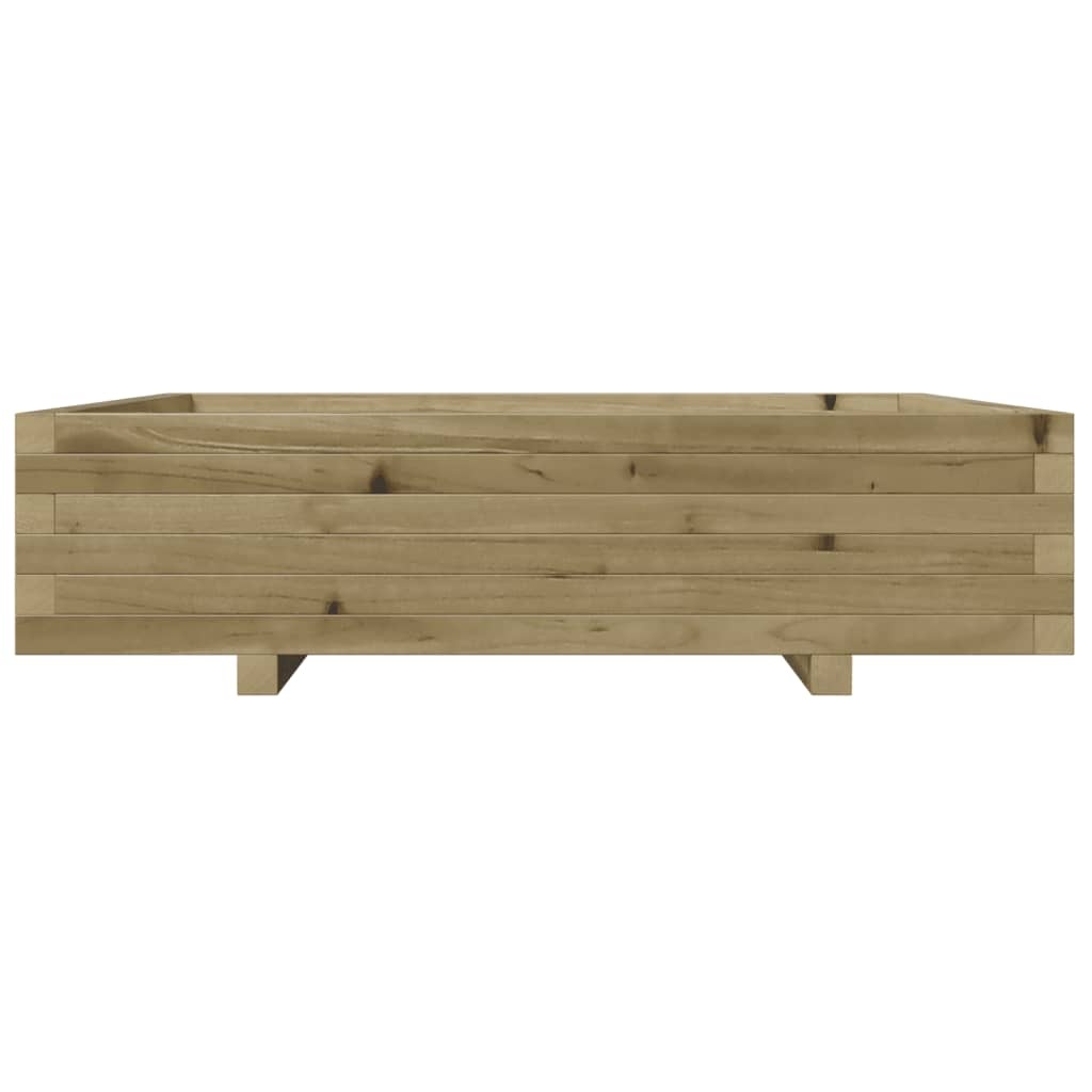 VidaXL Plantenbak 100x100x26,5 cm geïmpregneerd grenenhout