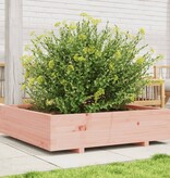 VidaXL Plantenbak 100x100x26,5 cm massief douglashout