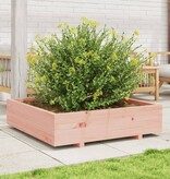 VidaXL Plantenbak 100x100x26,5 cm massief douglashout