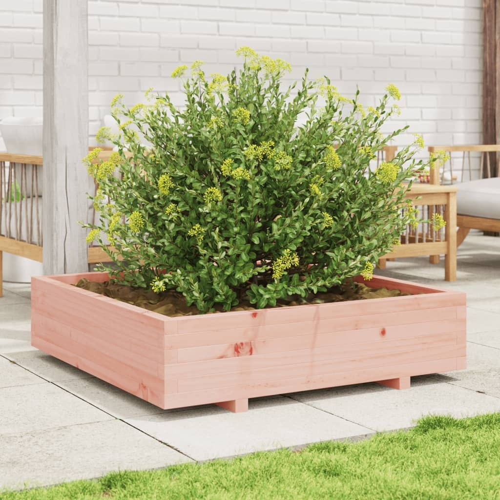 VidaXL Plantenbak 100x100x26,5 cm massief douglashout