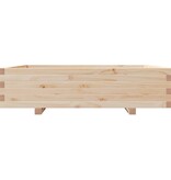 VidaXL Plantenbak 100x100x26,5 cm massief grenenhout