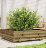 VidaXL Plantenbak 90x90x26,5 cm geïmpregneerd grenenhout