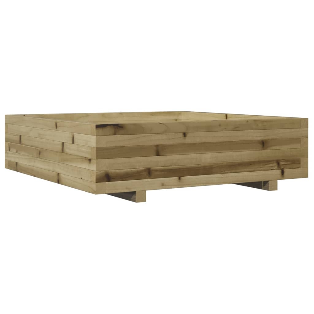 VidaXL Plantenbak 90x90x26,5 cm geïmpregneerd grenenhout
