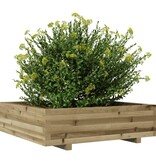 VidaXL Plantenbak 90x90x26,5 cm geïmpregneerd grenenhout