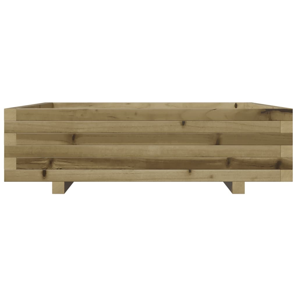 VidaXL Plantenbak 90x90x26,5 cm geïmpregneerd grenenhout