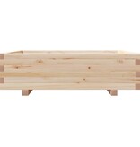 VidaXL Plantenbak 90x90x26,5 cm massief grenenhout