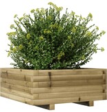 VidaXL Plantenbak 60x60x26,5 cm geïmpregneerd grenenhout