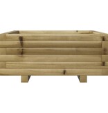 VidaXL Plantenbak 60x60x26,5 cm geïmpregneerd grenenhout