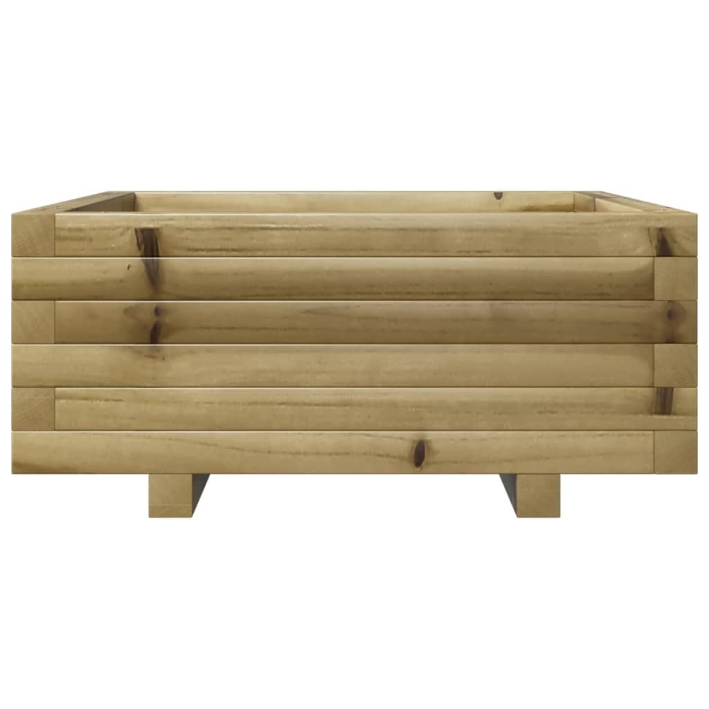 VidaXL Plantenbak 60x60x26,5 cm geïmpregneerd grenenhout