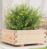 VidaXL Plantenbak 60x60x26,5 cm massief grenenhout