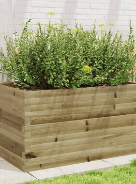 VidaXL Plantenbak 90x60x45,5 cm geïmpregneerd grenenhout