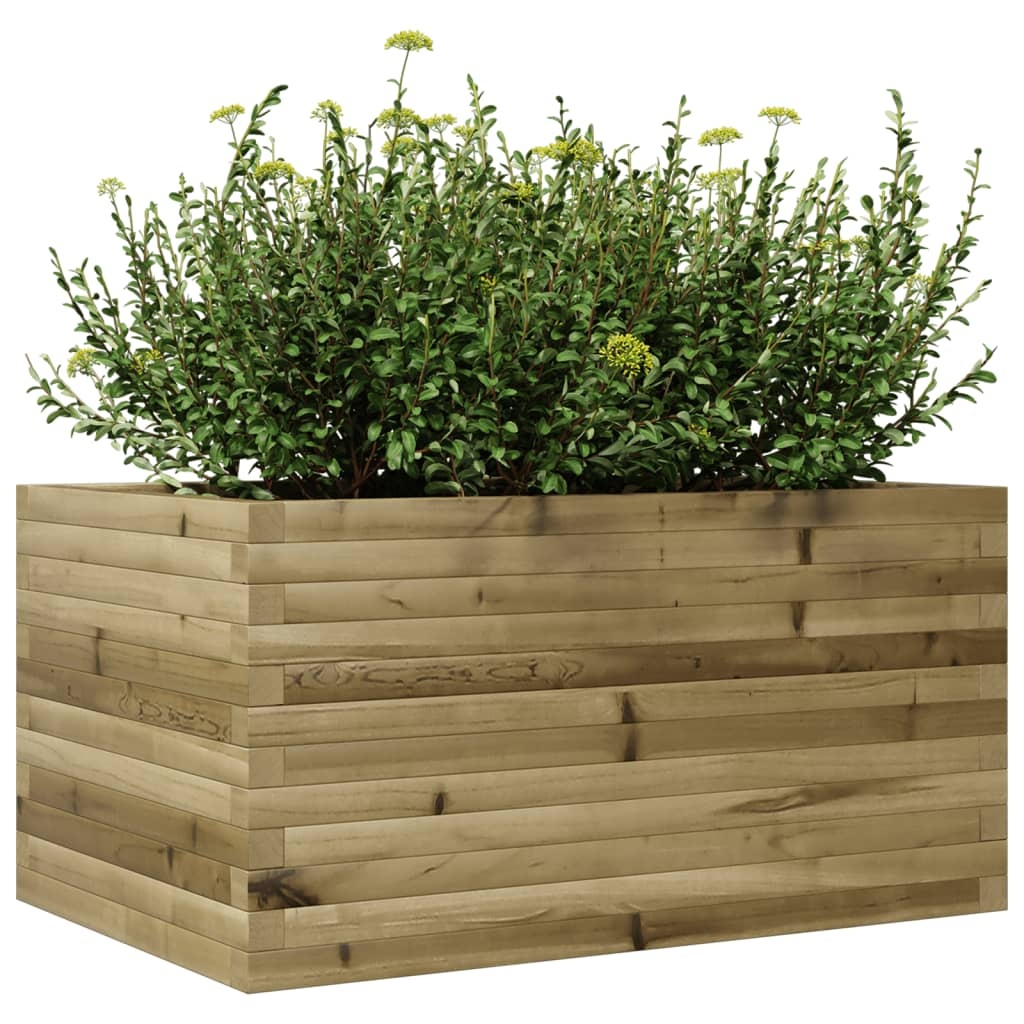 VidaXL Plantenbak 90x60x45,5 cm geïmpregneerd grenenhout