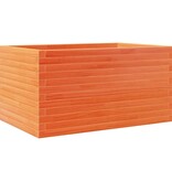 VidaXL Plantenbak 90x60x45,5 cm massief grenenhout wasbruin