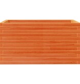 VidaXL Plantenbak 90x60x45,5 cm massief grenenhout wasbruin