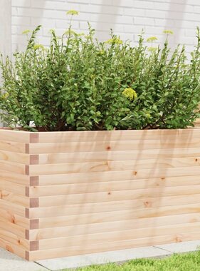 VidaXL Plantenbak 90x60x45,5 cm massief grenenhout