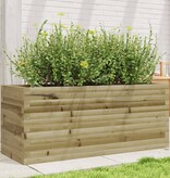 VidaXL Plantenbak 110x40x45,5 cm geïmpregneerd grenenhout