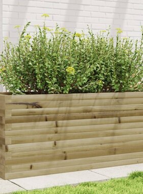 VidaXL Plantenbak 110x40x45,5 cm geïmpregneerd grenenhout