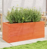 VidaXL Plantenbak 110x40x45,5 cm massief grenenhout wasbruin