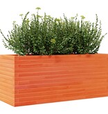 VidaXL Plantenbak 110x40x45,5 cm massief grenenhout wasbruin