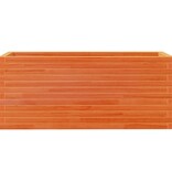 VidaXL Plantenbak 110x40x45,5 cm massief grenenhout wasbruin